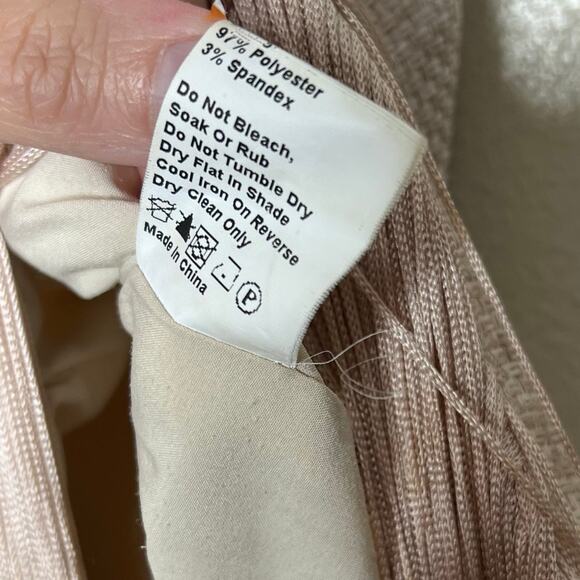 Asilio Gatsby Skirt 4 Maxi High Waist Fringe Slit Woven Beige Going Out Revolve - Picture 7 of 9